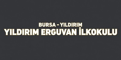 Yıldırım Erguvan İlkokulu Logo